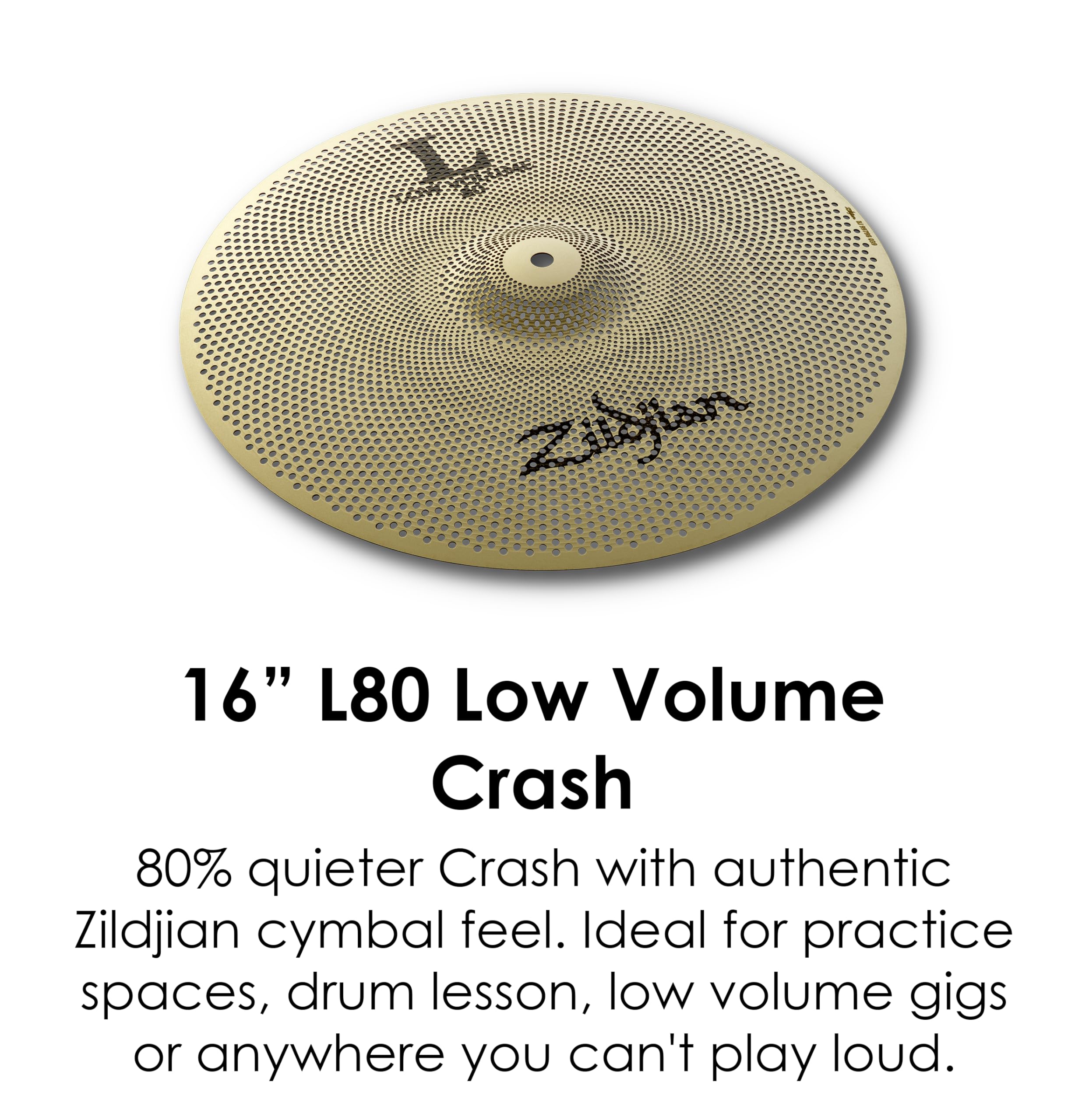 Amazon | Zildjian L80 ローボリューム 14HH/16C/18CR セット LV468